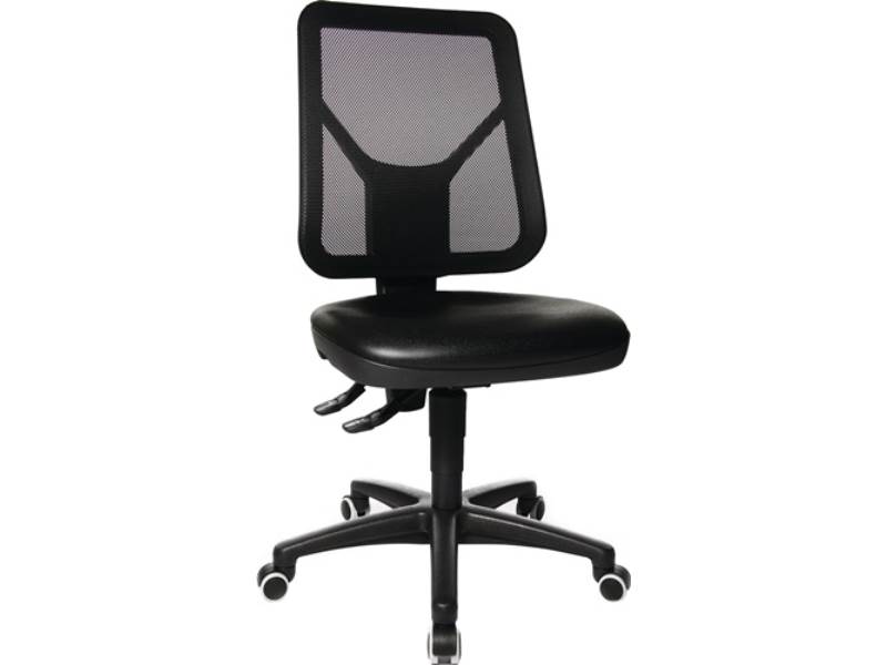TOPSTAR 73280PU0H Arbeitsdrehstuhl TEC 80 Rollen Polyurethanschaum schwarz 410-5