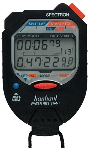 HANHART 251.1951-00 Stoppuhr Spectron 1/100 Min. 1/100 Sek. digital