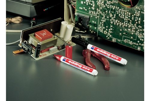 EDDING 4-3000003 Permanentmarker 3000 blau Strichbreite 1,5-3 mm Rundspitze