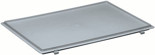 LOCKWEILER NBC43-139901420118822 Scharnierdeckel  Polypropylen L400xB300mm grau