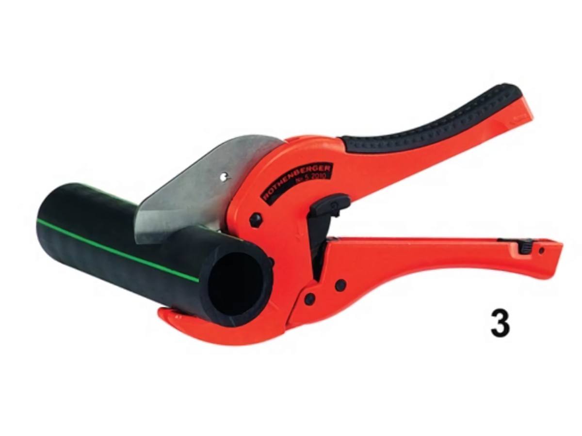 ROTHENBERGER 52010 Kunststoffschere ROCUT® TC 50 Professional 0 - 50 mm PP/PE/PB