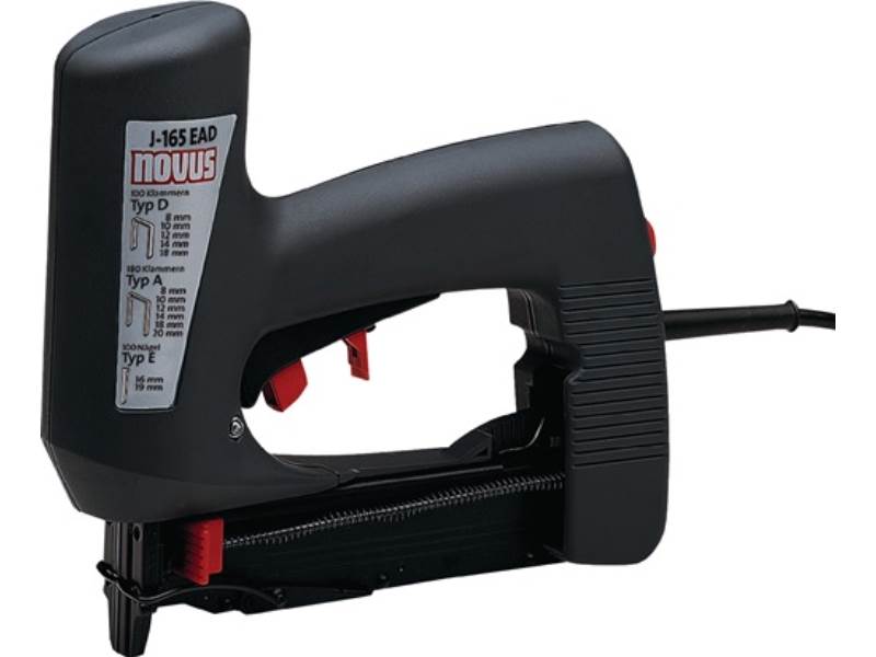 NOVUS 031-0326 Elektrotacker J 165 EAD extra power 53 / 53F / J 8-20 / 8-18 mm /