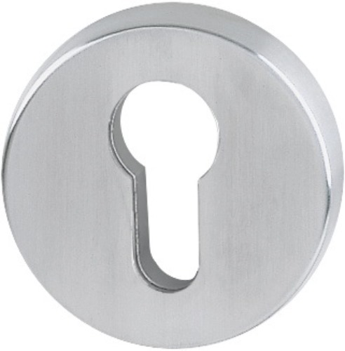 HOPPE 8092371 Schutzrosette E42NSA Edelstahl F69 rund ohne Zylinderabdeckung Stä