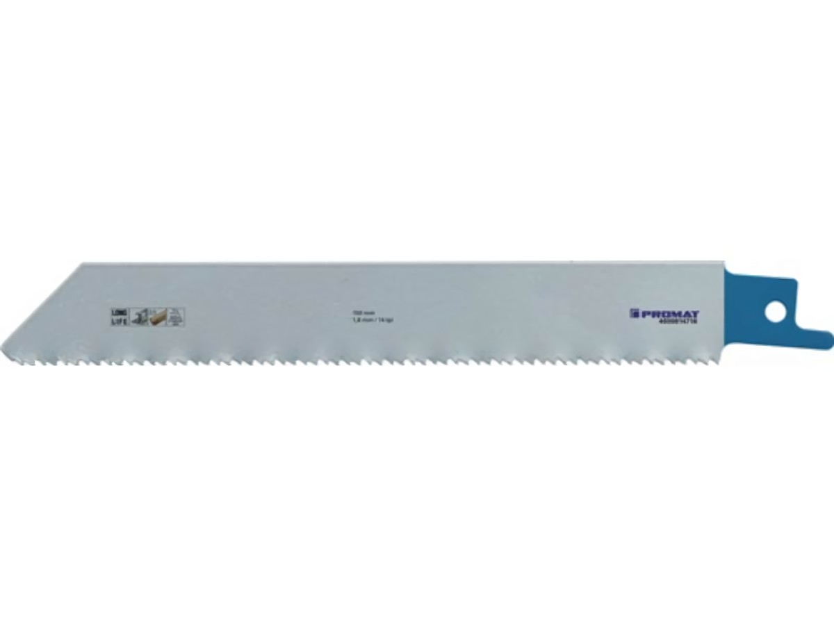 PROMAT  Säbelsägeblatt  Länge 150 mm Breite 19 mm Metall Zahnteilung TPI 14 1,8