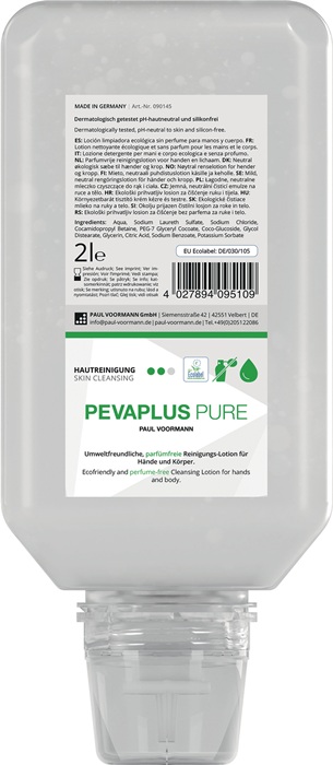 PAUL VOORMANN 090145 Handreinigung PEVAPLUS PURE 2 l unparfümiert