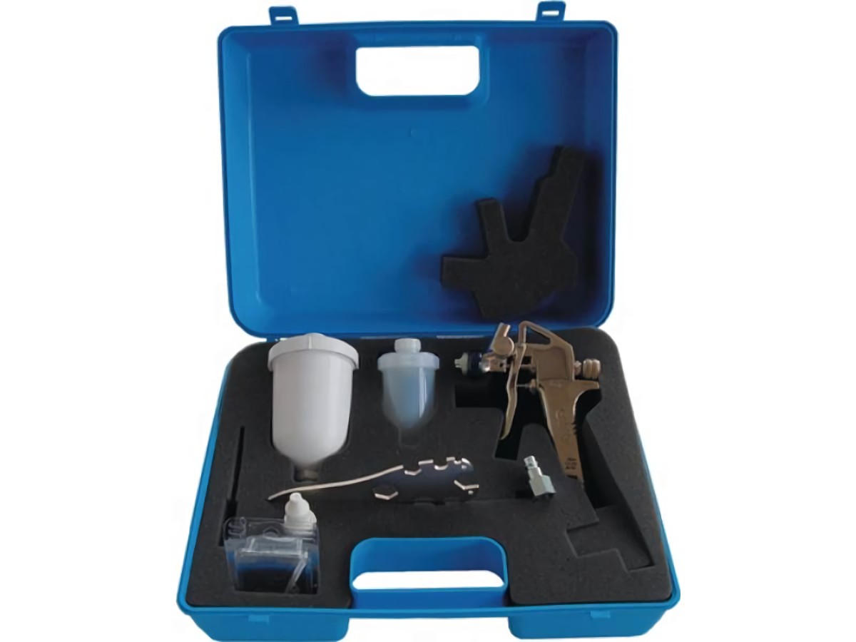 EWO 25000 Lackierpistole minipaint DN 7,2 G 1/4 Zoll DN 7,2 Stahlstecknippel HVL