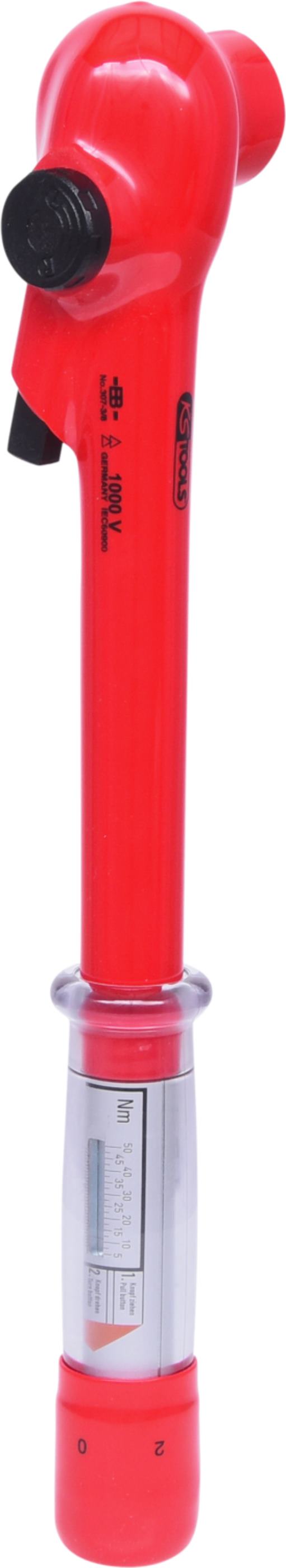 KS Tools 117.3810 3/8'' Drehmomentschlüssel mit Schutzisolierung und Umschalt-Ra