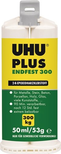 UHU 45735 2K-Epoxidklebstoff PLUS ENDFEST 300 53 g gelblich