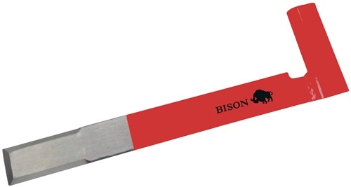 BISON 20-22-100000 Stichaxt  Gesamtlänge 400 mm 3-seitig geschliffen, gehärtet C