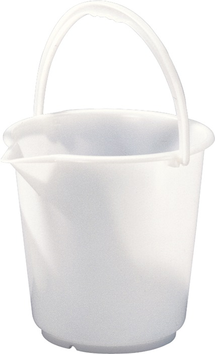 HÜNERSDORFF 9421 Eimer  17,0 l HD-Polyethylen natur Kunststoffbügel D. 330 mm Hö