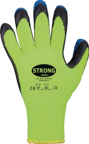 Gr .10 *FORSTER* STRONGHAND® HANDSCHUHE gelb *FORSTER* STRONGHAND® GLOVES