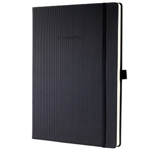 Sigel Notizbuch CONCEPTUM CO115 DIN A4+ Hardcover 194S. kariert sw