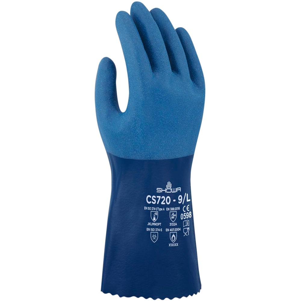 Gr .11 *SHOWA CS720*  HANDSCHUHE blau *SHOWA CS720*  GLOVES