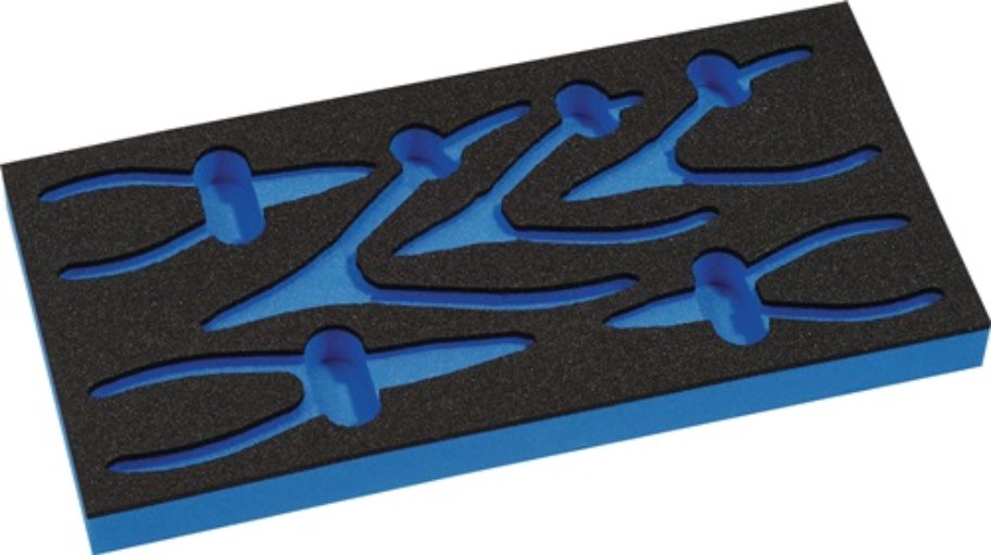 PROMAT  Werkzeugmodul  Leereinlage 1/3-Modul  4000 871 242, 6-teilig
