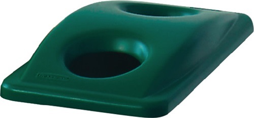RUBBERMAID FG269288GRN Deckel  Polyethylen grün B290xT520mm Wertstoffsammler 60