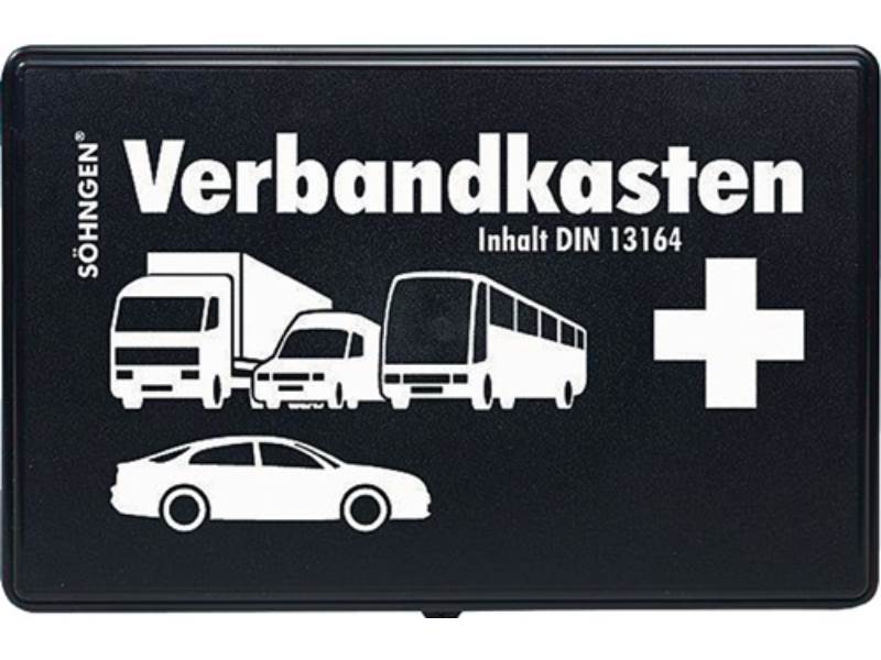 SÖHNGEN 3004002 KFZ Verbandkasten  B260xH160xT80ca.mm schwarz