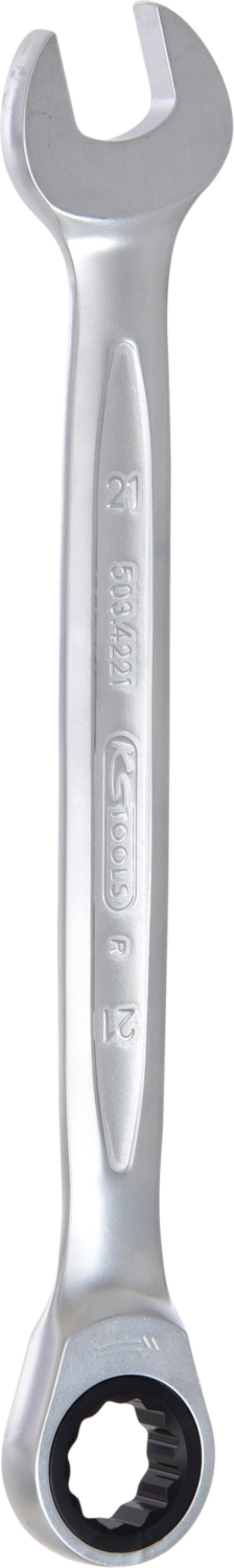 KS Tools 503.4221 GEARplus Ratschenringmaulschlüssel, 21mm