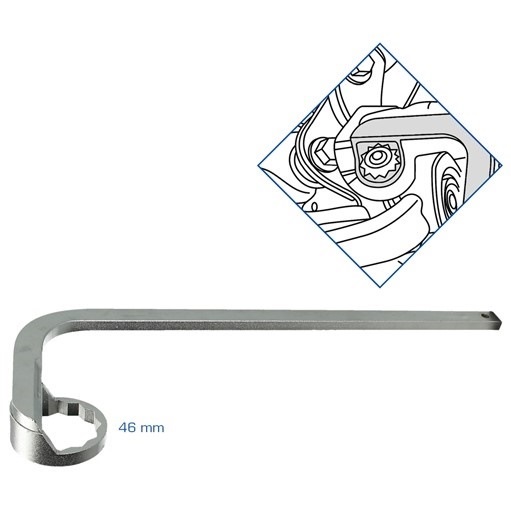Brilliant Tools  BT716000 Ölfilterschlüssel für Haldex-Kupplungen12-kantzur De- und Montage des schwer zu erreichenden ÖlfiltersSchlüsselweite 46Der BRILLIANT TOOLS Ölfilterschlüssel für Haldex-Kupplungen BT716000 ist geeignet zur De- und Montage des schw