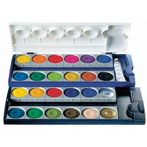 Pelikan Farbkasten 735K/24 720631 24Farben +Deckweiß