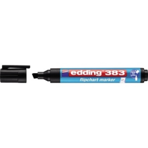 edding Flipchartmarker 383 4-383001 1-5mm Keilspitze schwarz