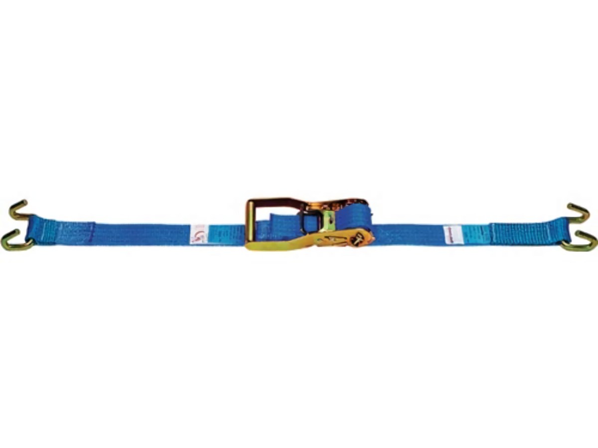 DOLEZYCH 42504072 Zurrgurt DIN EN 12195-2 Länge 8 m Breite 50 mm mit Ratsche + R