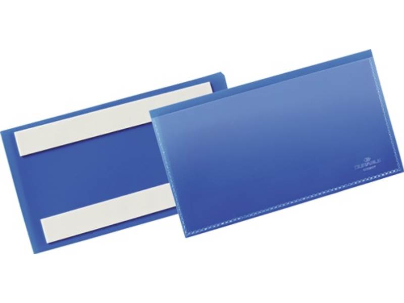 176207 Etikettentasche  B150xH67mm blau selbstklebend