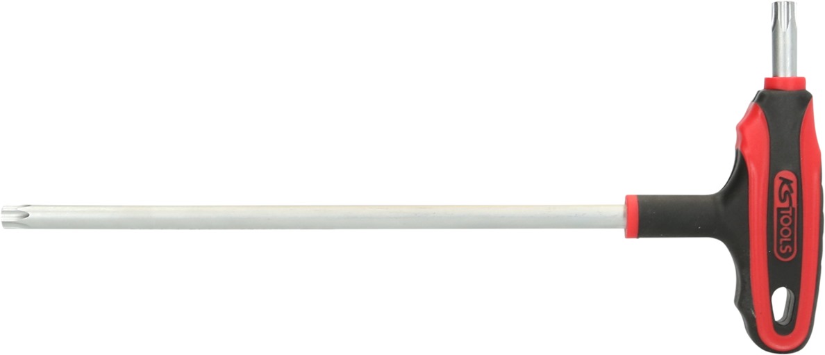 KS Tools 151.8128 ERGOTORQUEplus T-Griff-Torx-Winkelstiftschlüssel,Bohrung, TB45