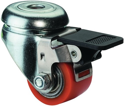 BS ROLLEN A621.C10.035 Lenkrolle mit Feststeller  Rad-Ø 35 mm Tragfähigkeit 100