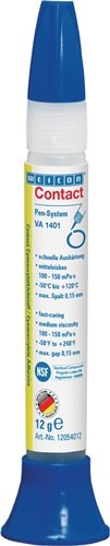 WEICON 12054012 Cyanacrylatklebstoff VA 1401 12 g  farblos, klare Flüssigkeit