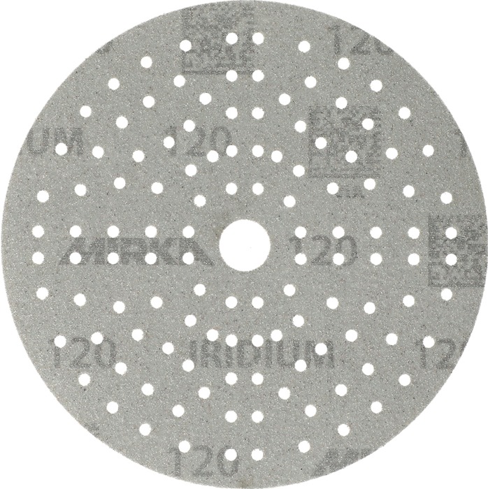 MIRKA 246CH09912 Haftschleifscheibe IRIDIUM Grip 121L 150 mm Körnung 120 für Hol