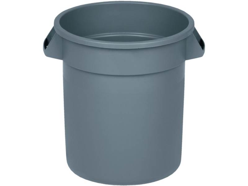 RUBBERMAID FG261000GRAY Mehrzwecktonne  grau 38 l PE Außen-D.400xH435mm