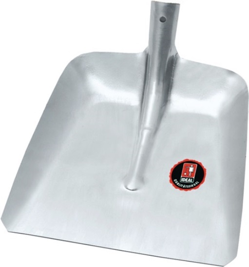 IDEAL 1090900 Hallenser Randschaufel SILVER Gr.9 380 x 380 mm Stahlblech