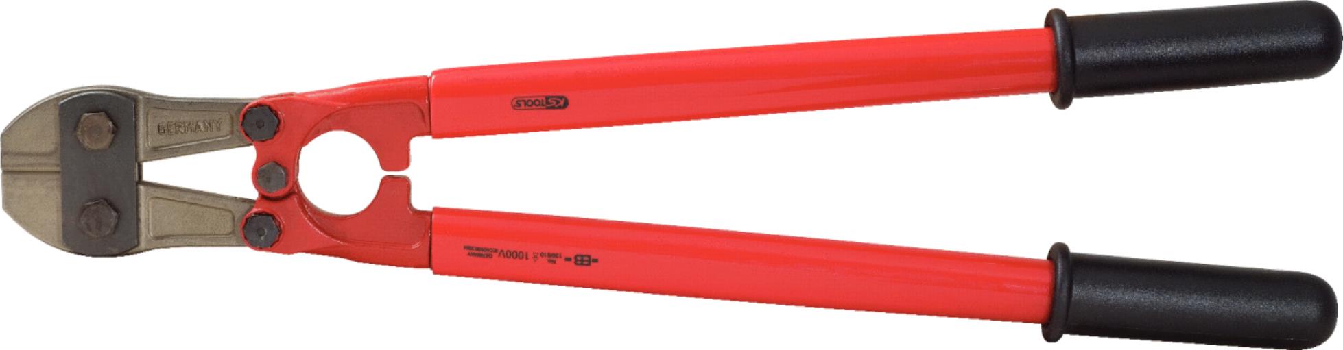 KS Tools 117.1256 Bolzenschneider mit Schutzisolierung, 610mm