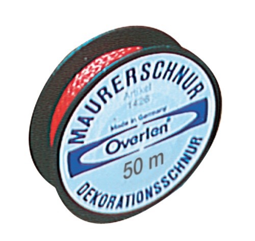 OVERMANN  Fliesenlegerschnur  50 m 10 kg rot