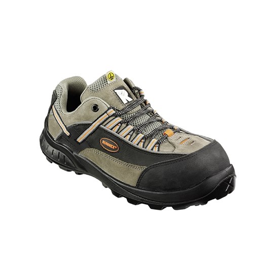 RUNNEX® S2-ESD-Sicherheitshalbschuhe TeamStar schwarz/grau/orange 5204_48 Gr.48