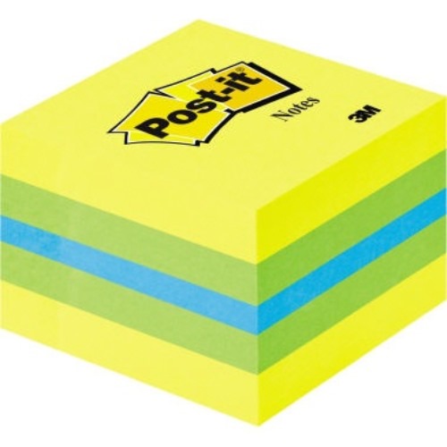 Post-it Haftnotizwürfel Mini 2051-L 51x40x51mm 400Bl. limone
