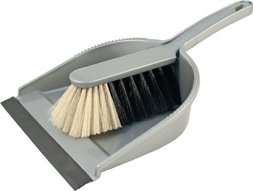 SOREX 34109 Kehrgarnitur  Handfeger und Kehrschaufel silber