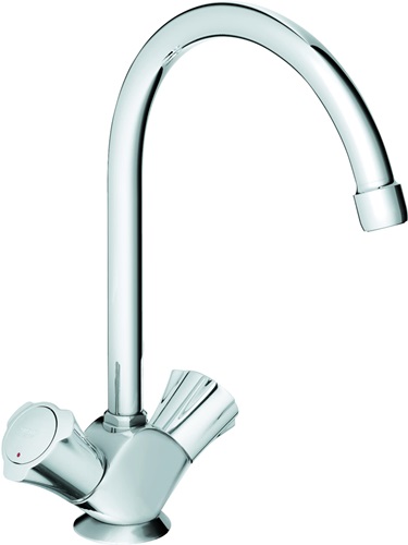 GROHE 31831001 Spültisch-Zweigriffarmatur Costa DN 15 chrom