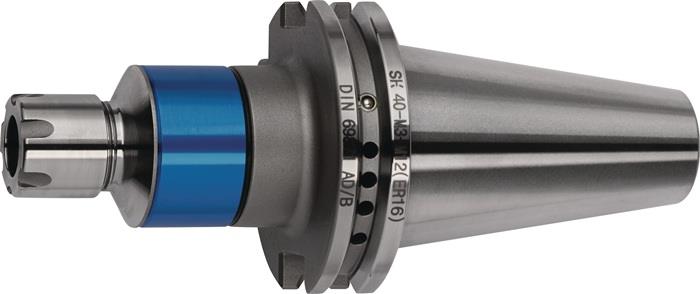 TECWERK  Gewindeschneidfutter Synchron DIN 69871 AD/B M3-M12 SK40 Auskraglänge 7