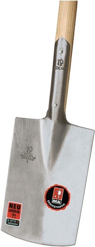 IDEAL 10010203 Gärtnerspaten IDEAL mit Eschen-T-Stiel 285 x 185 / 180 mm