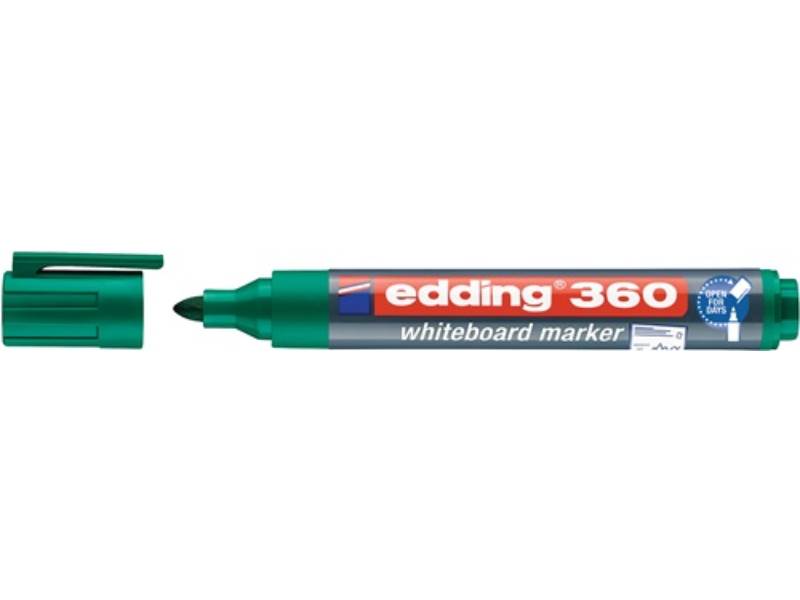 EDDING 4-360004 Whiteboardmarker 360 grün Strichbreite 1,5-3 mm Rundspitze