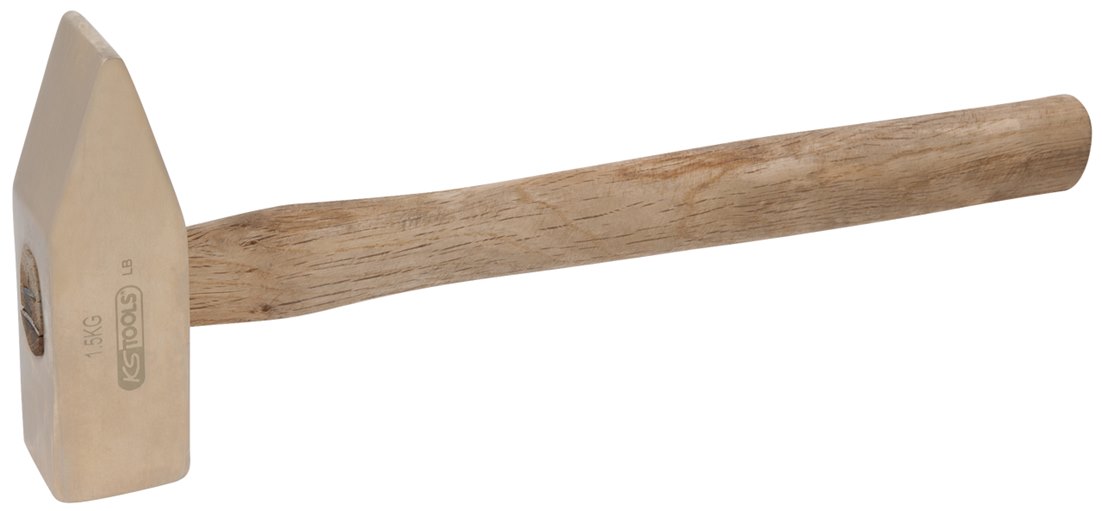 KS Tools 963.2125 BRONZEplus Setzhammer 1500 g, Hickorystiel