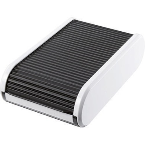 helit Visitenkartenbox H6218090 max. 300Karten schwarz weiß
