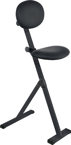 KAPPES 8101.00.1015 Stehhilfe Ergo-Plus Kunstleder Sitzhöhenverstellung 550-900  Gestell aus Stahlrohr, kunststoffbeschichtet · Sitz und Rückenlehne stufenlos höhenverstellbar · ist mit wenigen Handgriffen flach zusammenlegbar