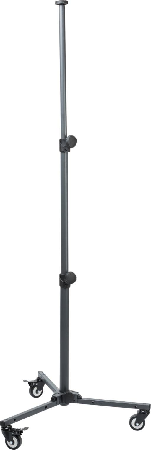 KS Tools 150.4492 Ausfahrbares Stativ für Arbeitsleuchten mit Rollen