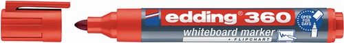 EDDING 4-360002 Whiteboardmarker 360 rot Strichbreite 1,5-3 mm Rundspitze