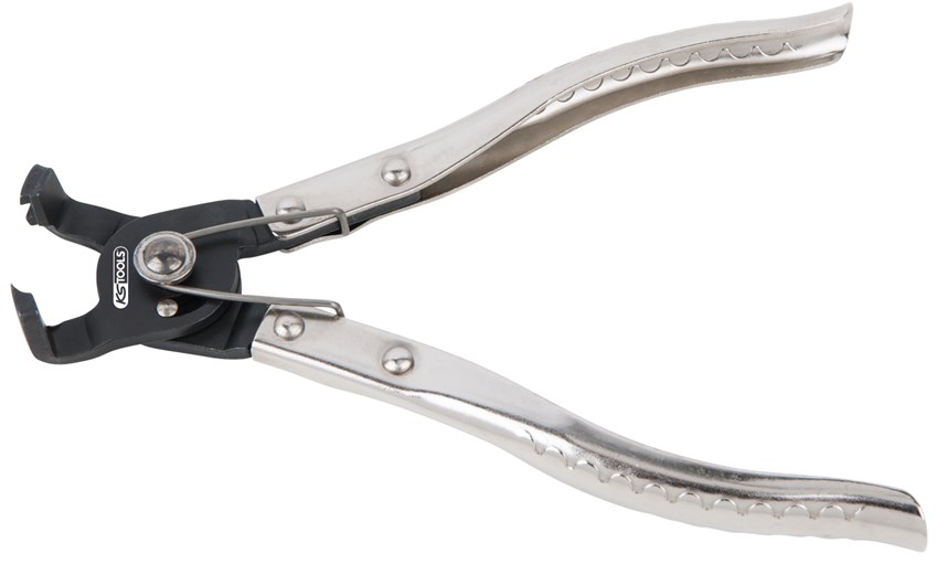 KS Tools 115.1179 Click-Schlauchschellenzange, abgewinkelt