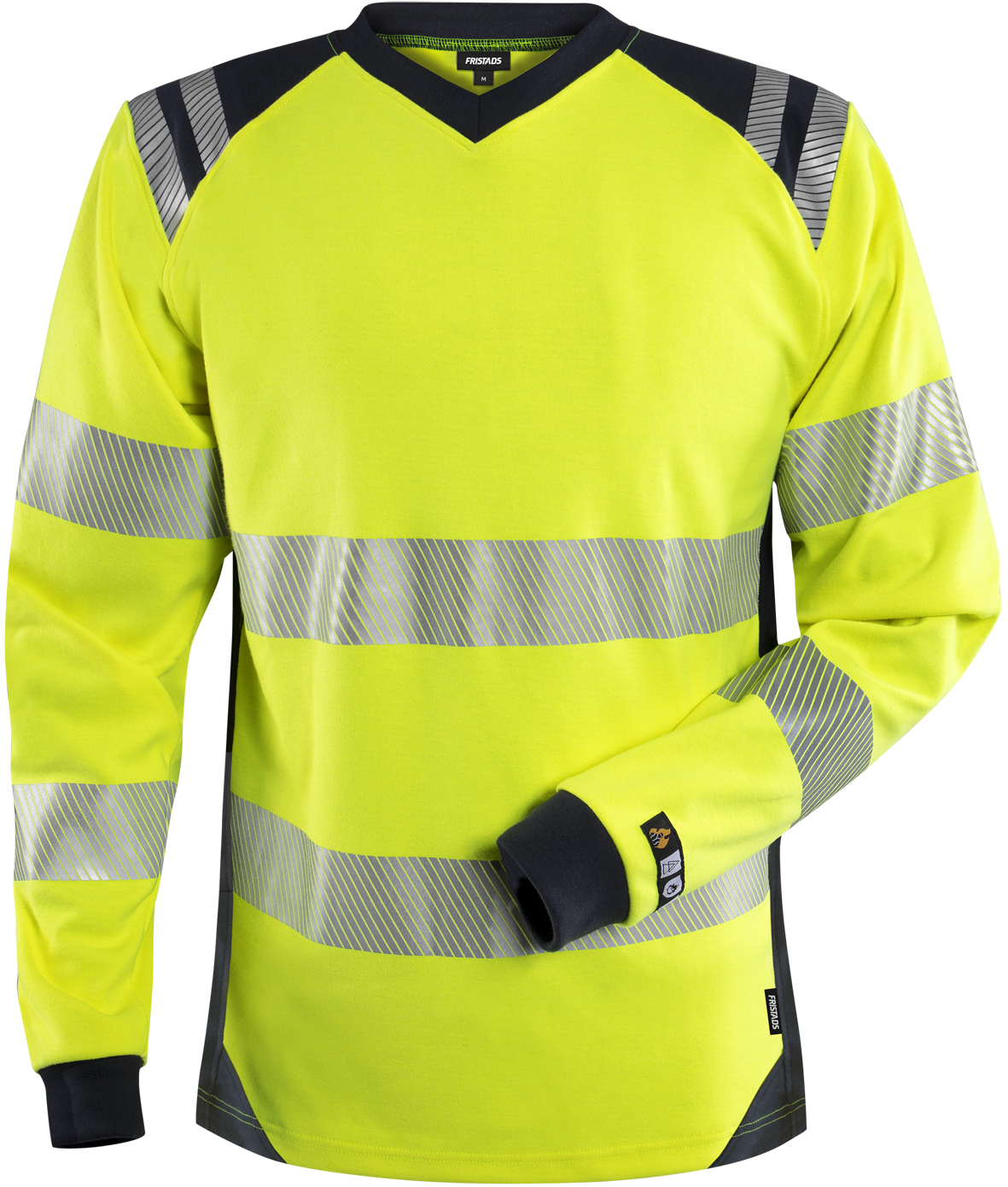 Fristads 131146-171-XL Flamestat High Vis T-Shirt Kl. 3 7357 TFL Ultimate V-Auss