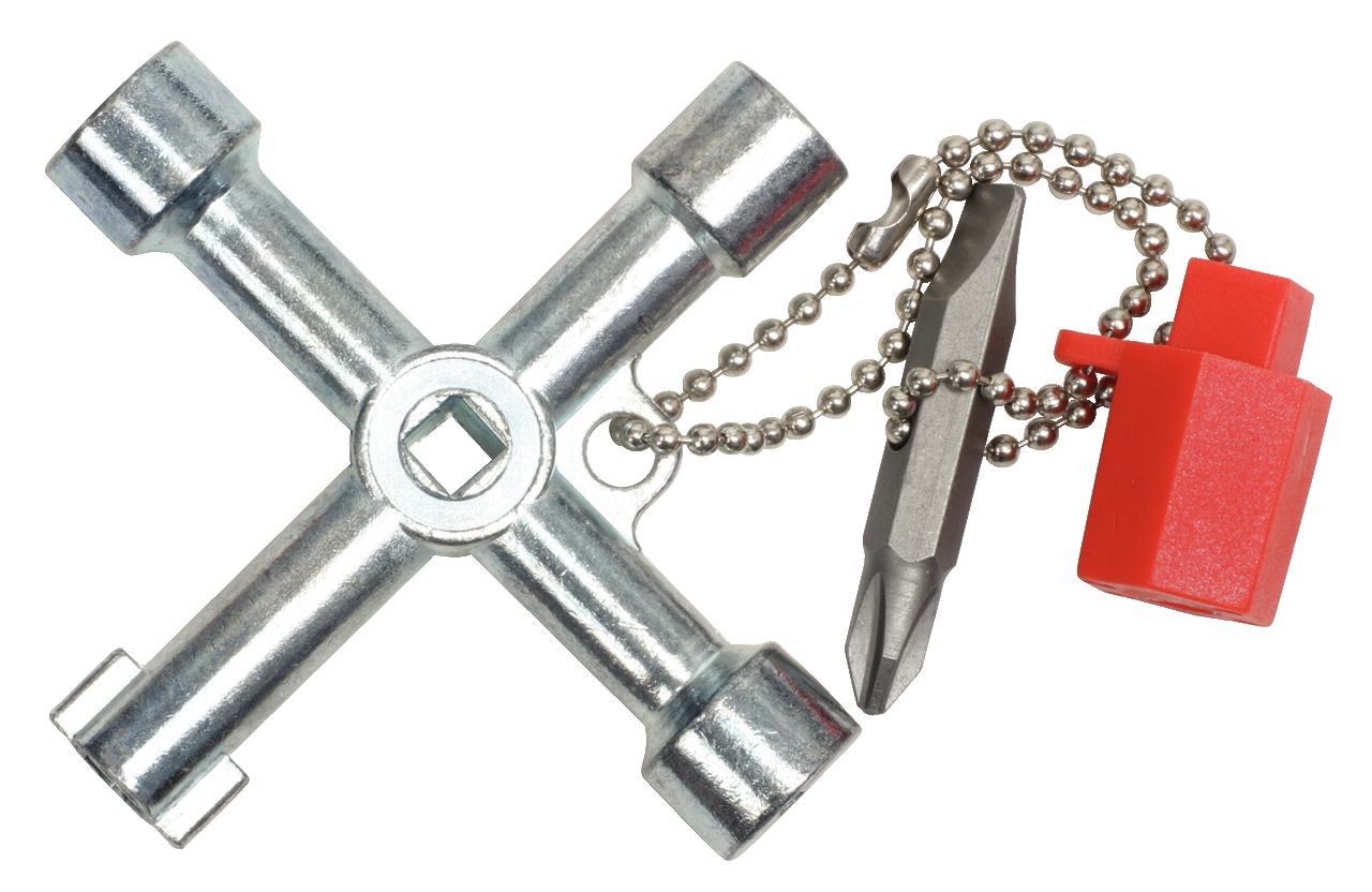 KS Tools 130.1015 Universal-Schaltschrankschlüssel, 71mm