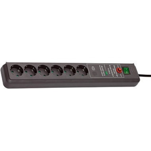 brennenstuhl Steckdosenleiste Secure-Tec 1159540376 6fach an